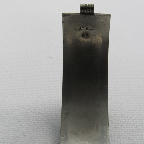 Antique Italian Alpaca Bangle Bracelet - Picture 6 of 6